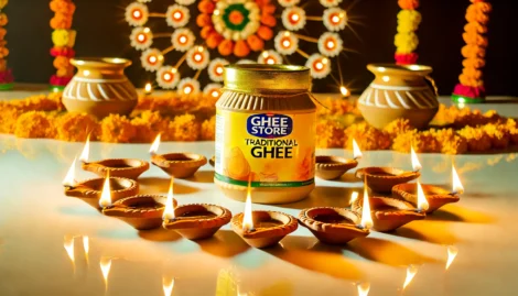 Diwali Festival Celebration With Lit Diyas Symbolizing The Victory Of Light Over Darkness And The Purity Of Gheestore’s Traditional Ghee. Diwali Dates.