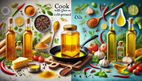 Should You Cook With Ghee Or Cold-Pressed Oils? Discover The Best Healthy Fats